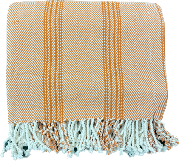 throw blanket - orange